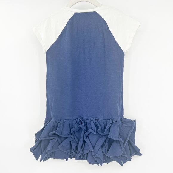 Ralph Lauren Girls 4th of July USA American Flag Ruffled T-Shirt Dress Size 5 - Picture 6 of 6